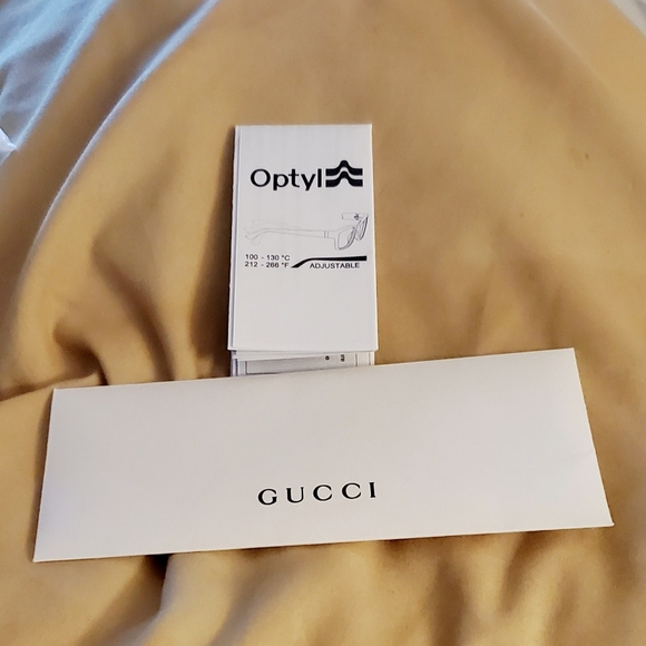 π₯SOLDπ₯πHPπGucci Avana Green 55mm Cat Eye Sunglasses - Picture 7 of 12